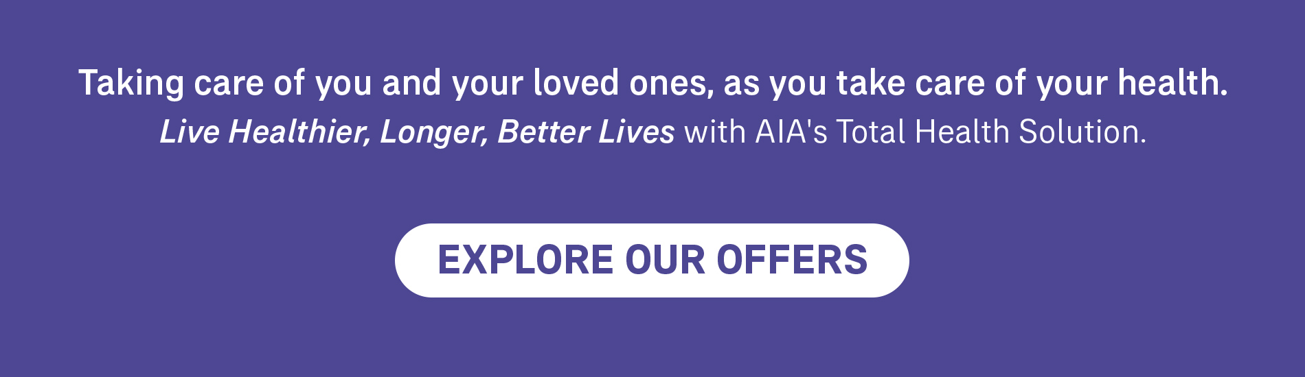 Taking care of you and your lover ones, as you take care of your health.