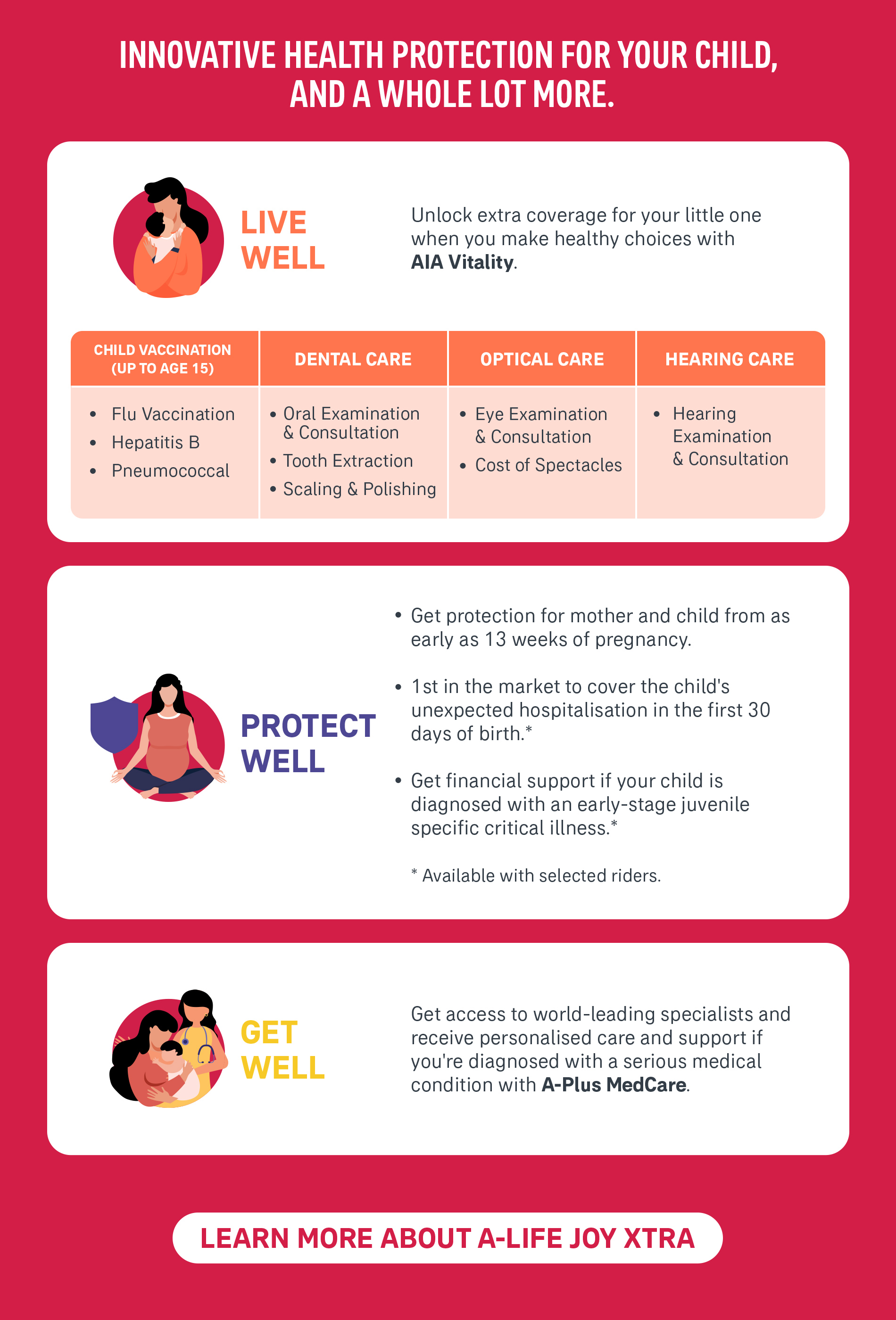 Innovative Health Protection for Your Child, and a Whole Lot More.