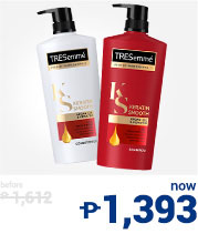 TRESemmé Keratin Smooth bundle from P1,612, now only P1,393