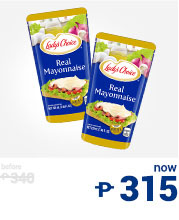Lady’s Choice Real Mayonnaise pouch bundle from P340, now P315